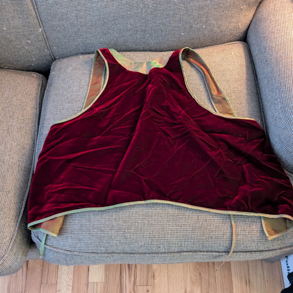 Velvet Burgundy Tank Top